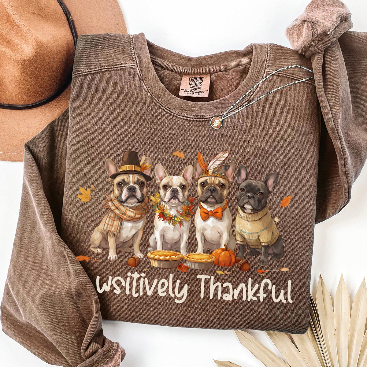 French Bulldog Thanksgiving Sweatshirt