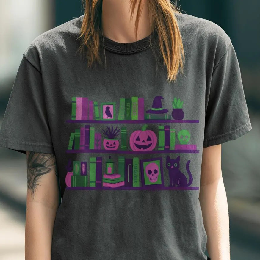 Halloween Reading Book Shirt