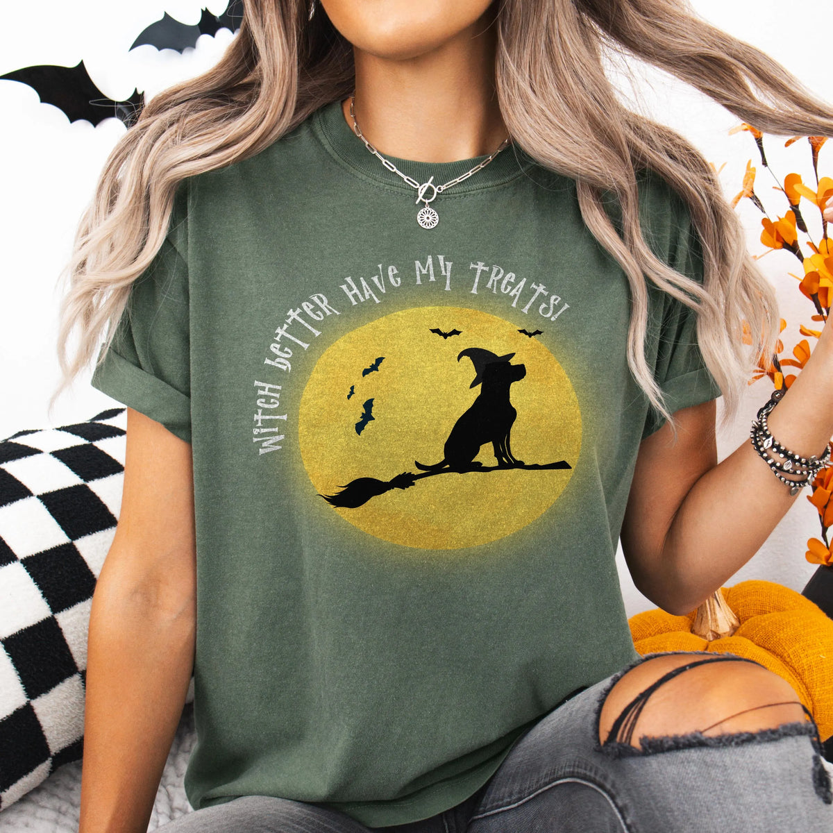 Boxer Witch Halloween Shirt