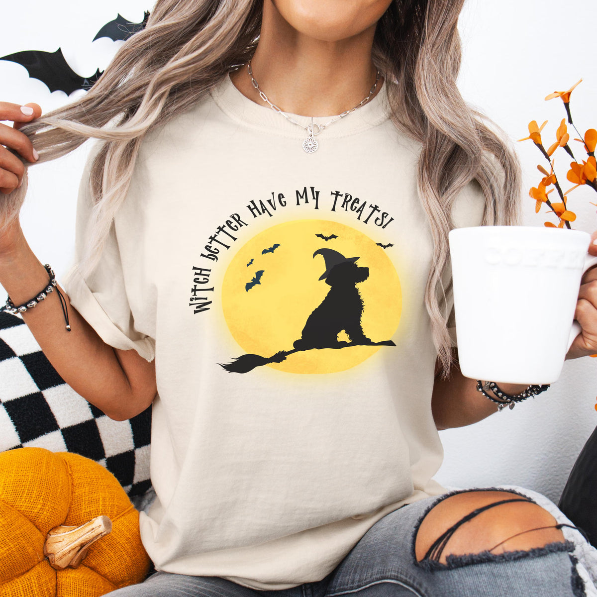 Goldendoodle Witch Halloween Shirt