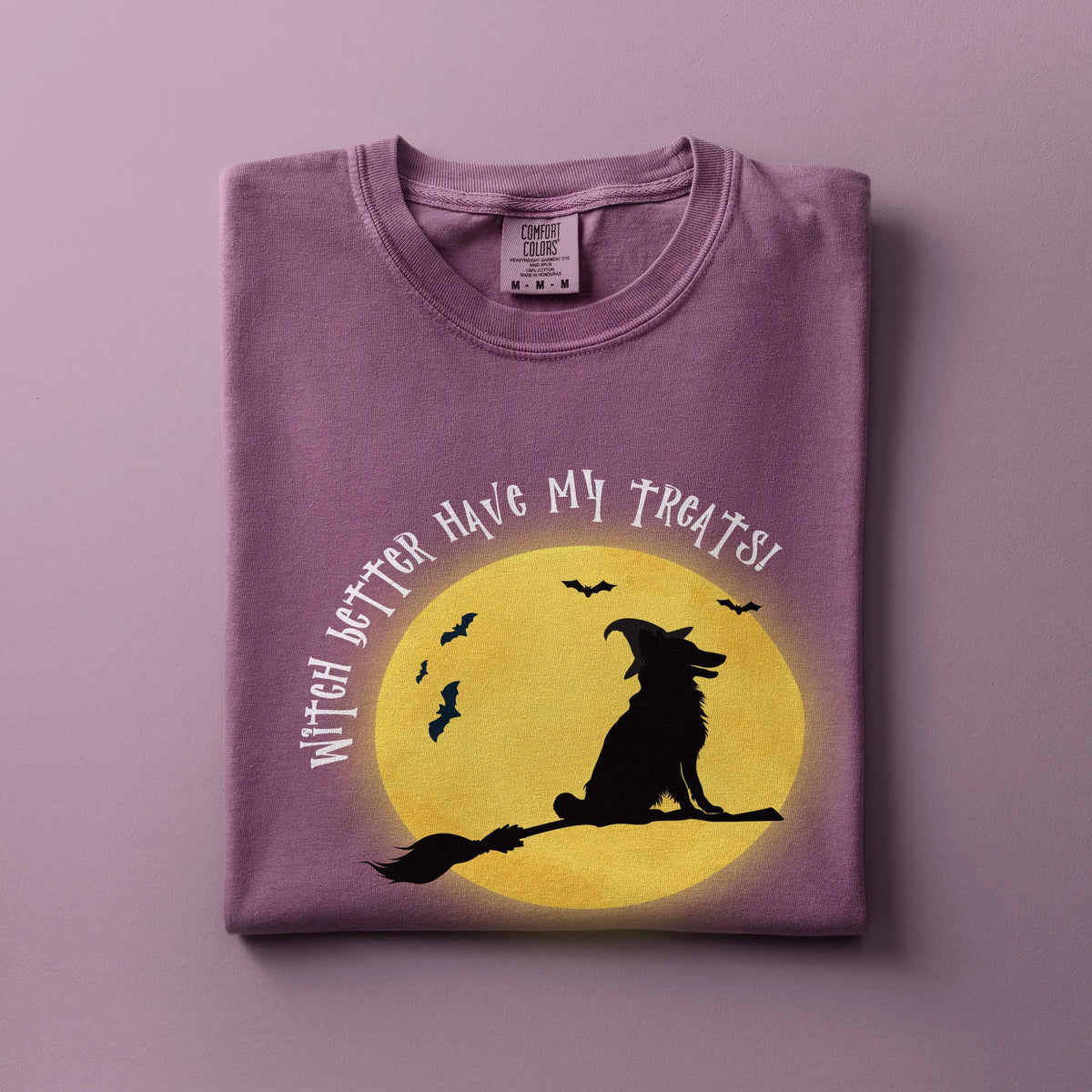 Border Collie Witch Halloween Shirt