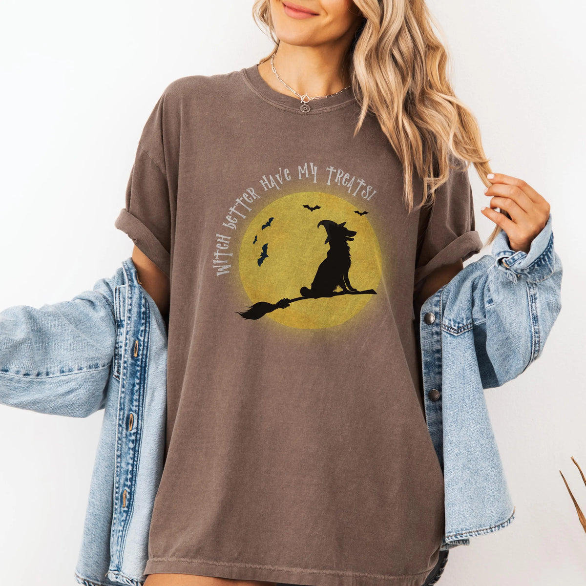 Border Collie Witch Halloween Shirt