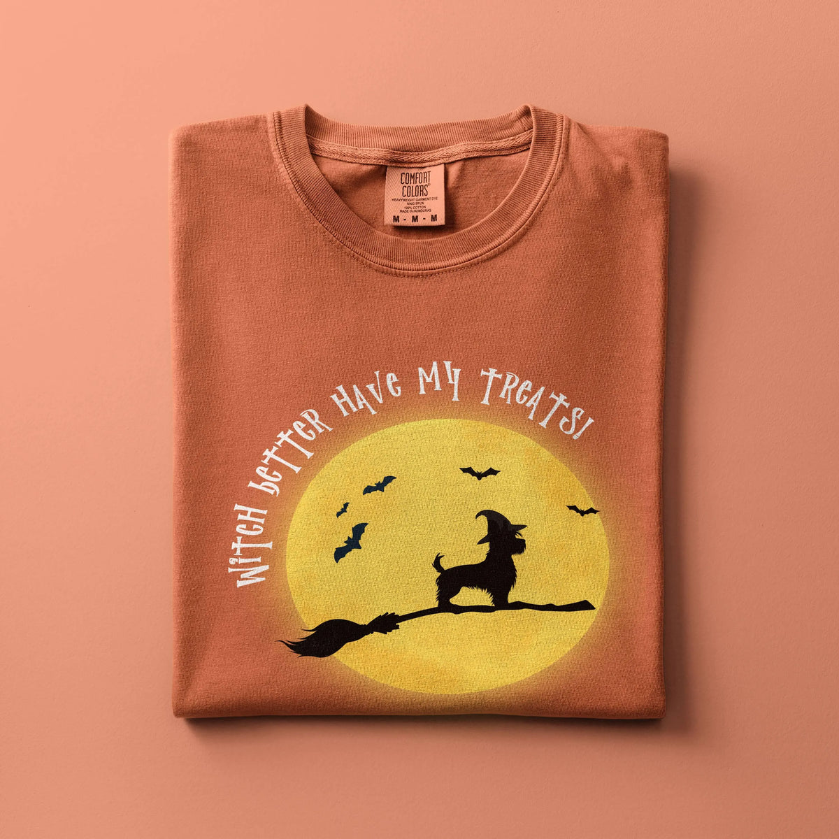 Yorkie Witch Halloween Shirt