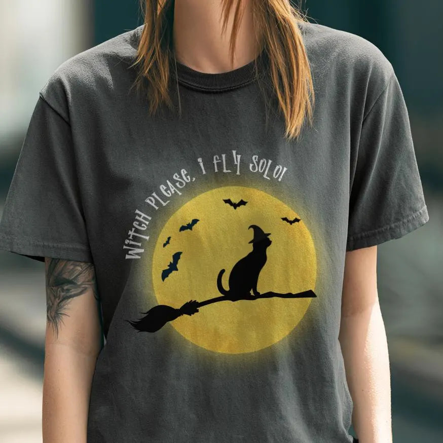 Witch Please Black Cat Shirt