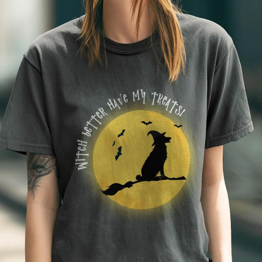 Aussie Witch Halloween Shirt