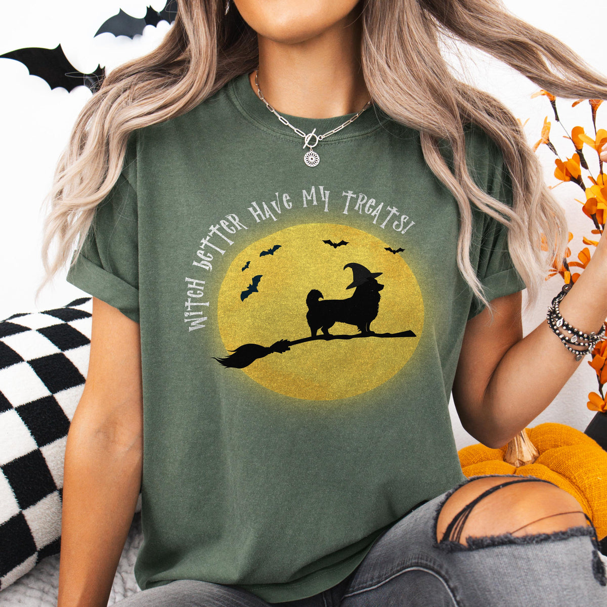 Corgi Witch Halloween Shirt