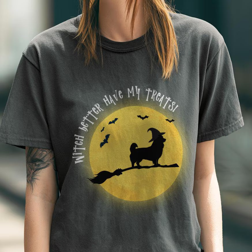 Corgi Witch Halloween Shirt