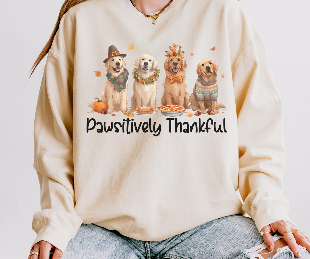 Golden Retriever Thanksgiving Sweatshirt