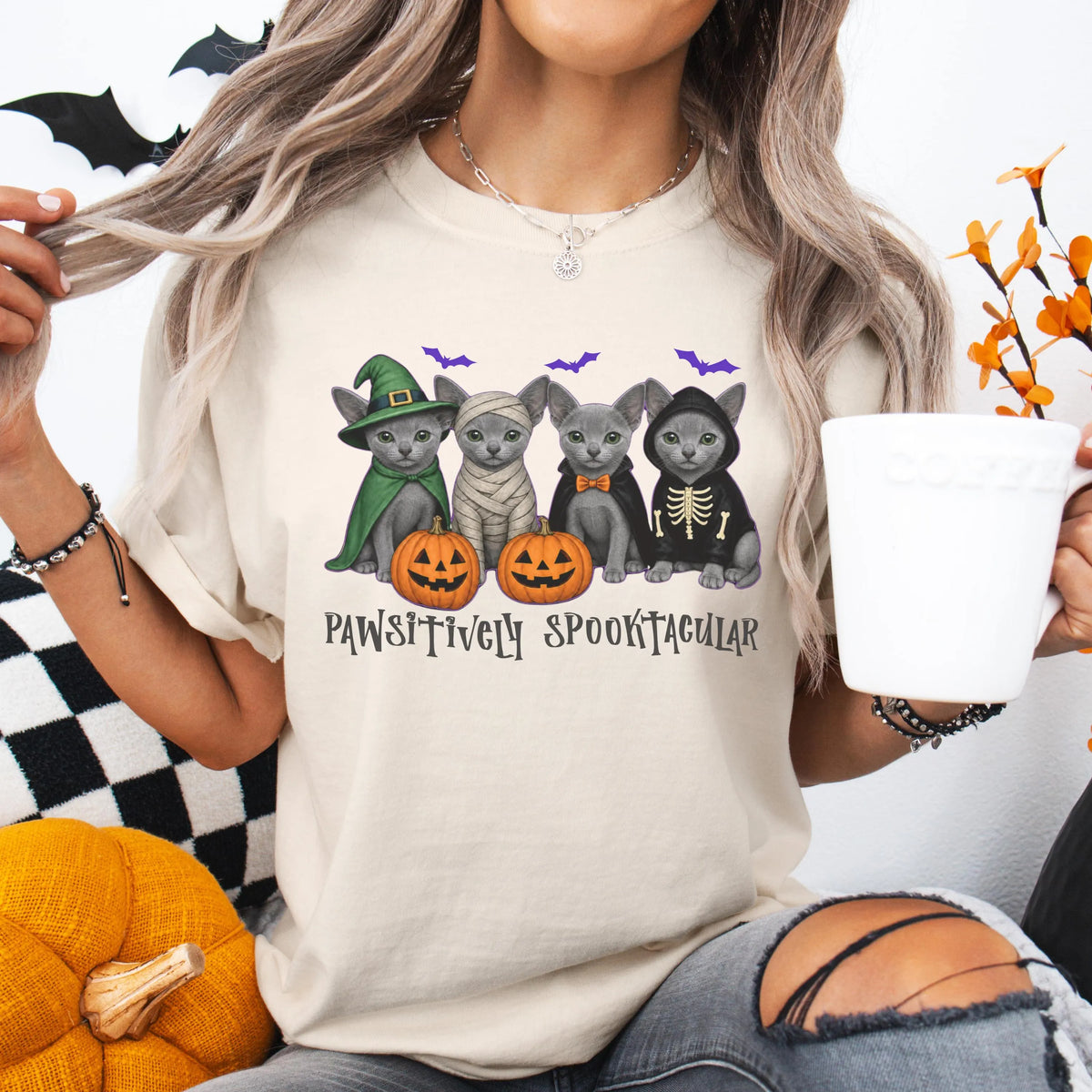 Russian Blue Halloween Shirt
