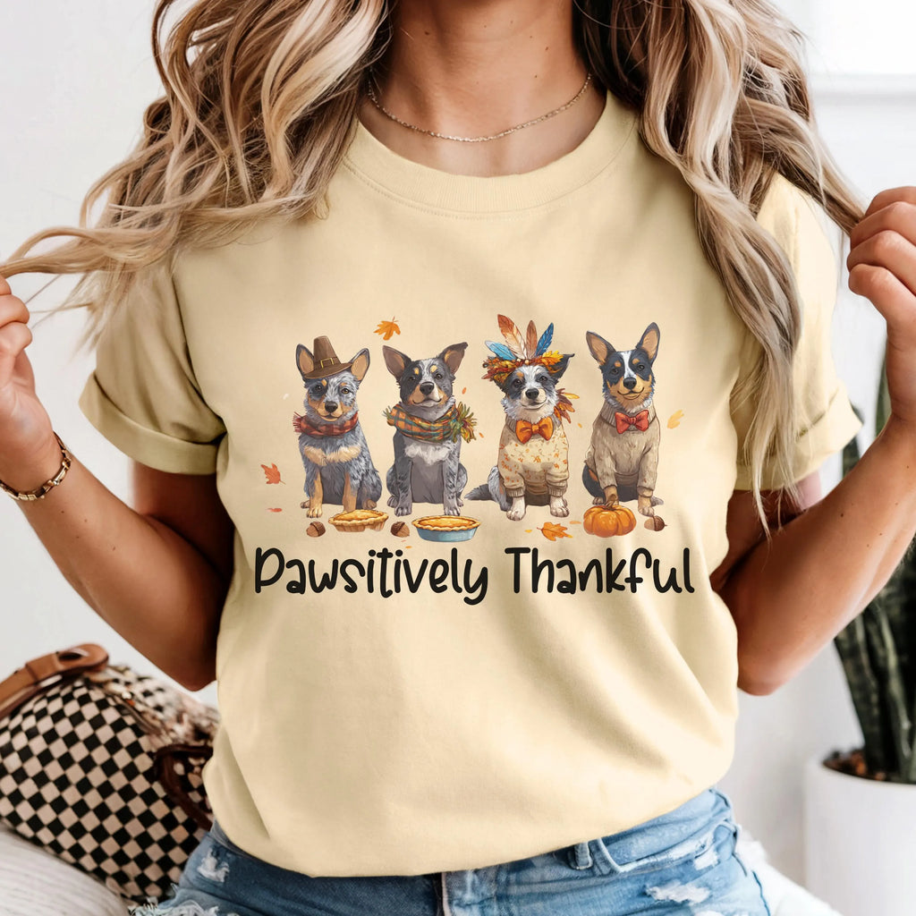 Blue Heeler Thanksgiving Shirt