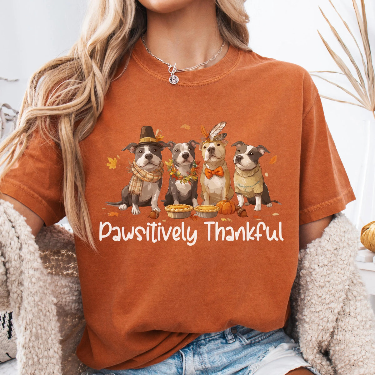 Pitbull Thanksgiving Shirt