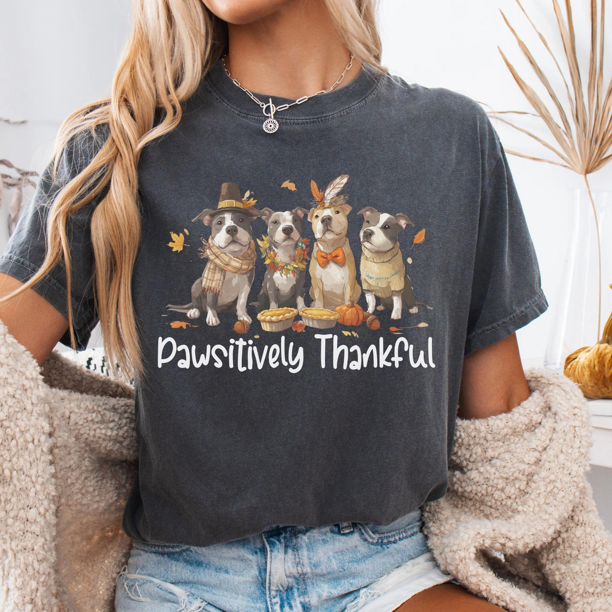 Pitbull Thanksgiving Shirt