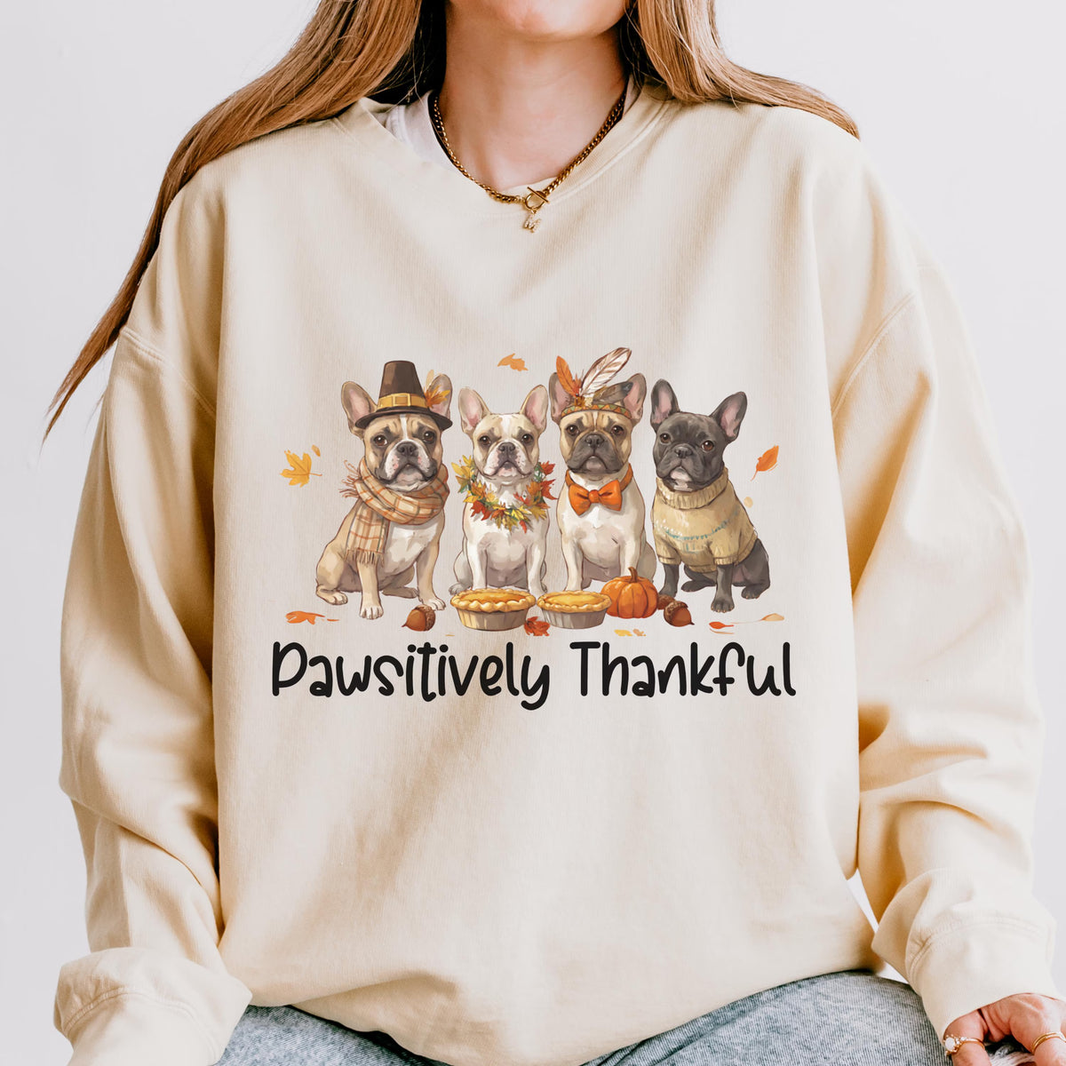 French Bulldog Thanksgiving Sweatshirt