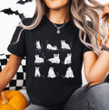 Spooky Ghost Cat Halloween Shirt