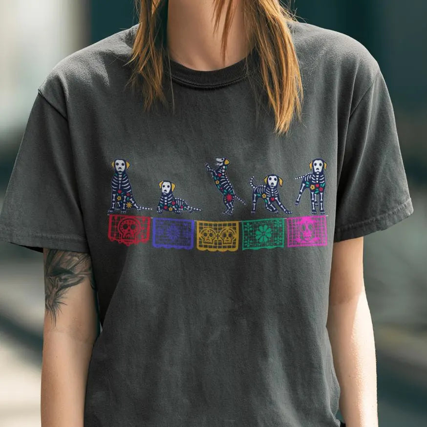 Day of the Dead Dog Shirt