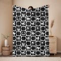 Witchy Cat Coven Blanket
