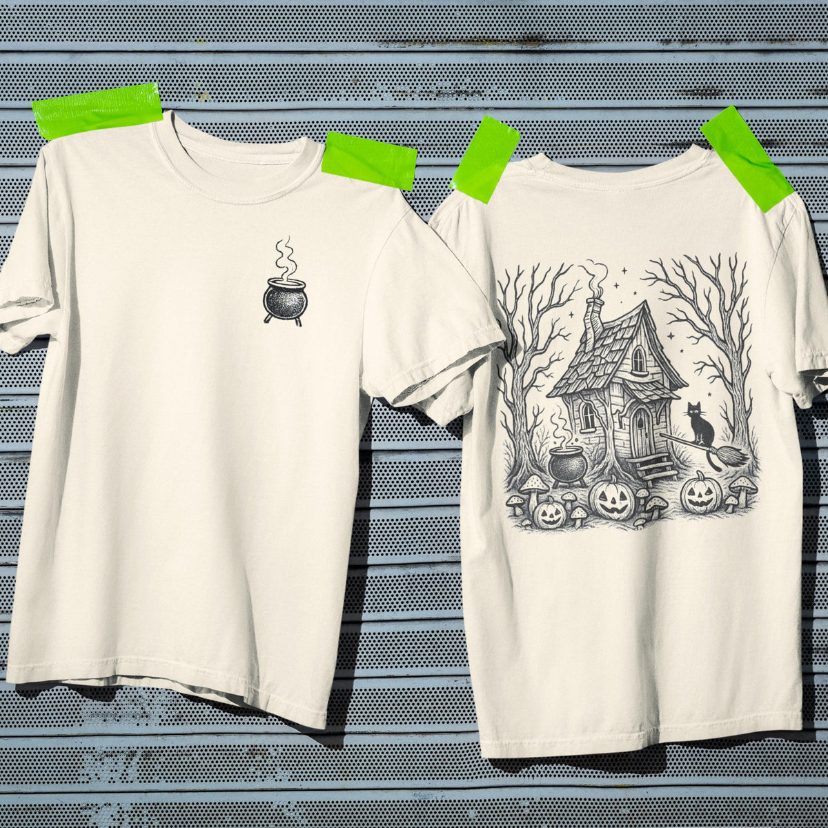 Witch Cottage Back Print Shirt