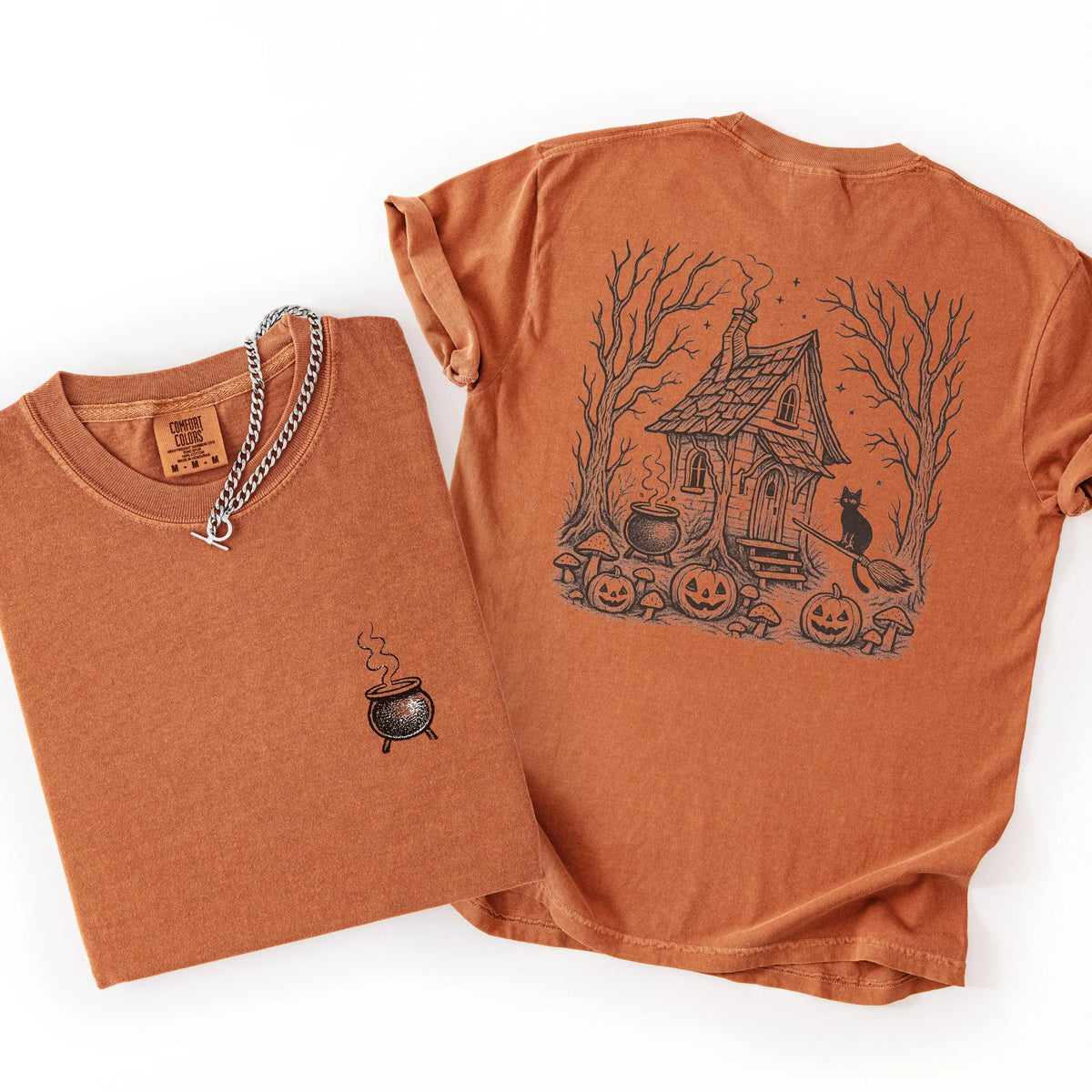 Witch Cottage Back Print Shirt