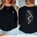 Celestial Snake Back Print Shirt