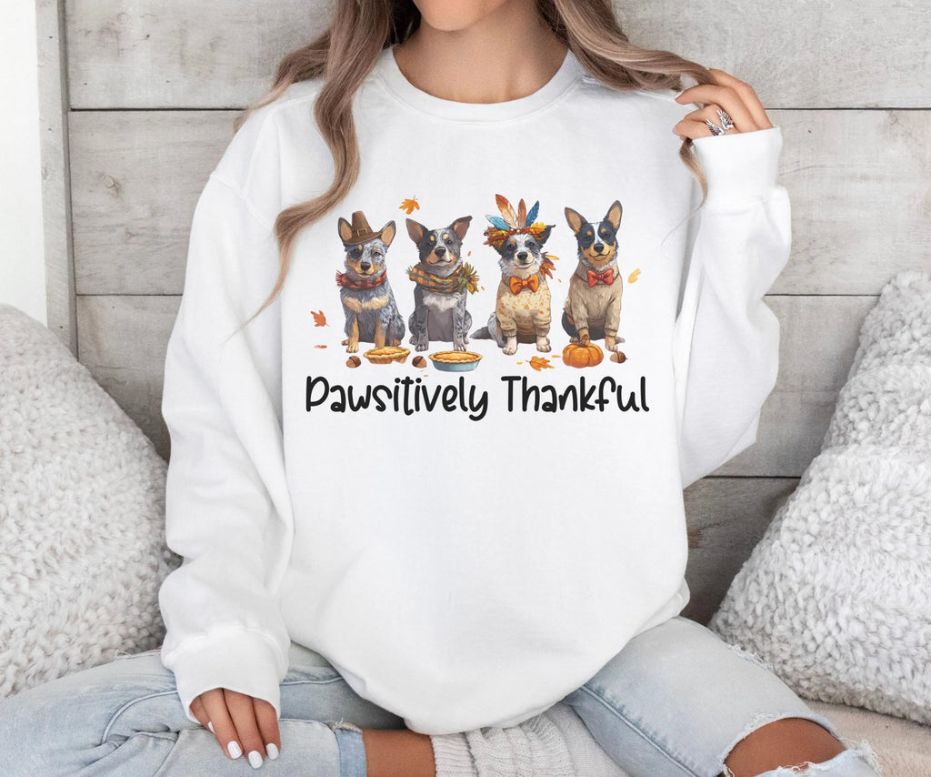 Blue Heeler Thanksgiving Sweatshirt