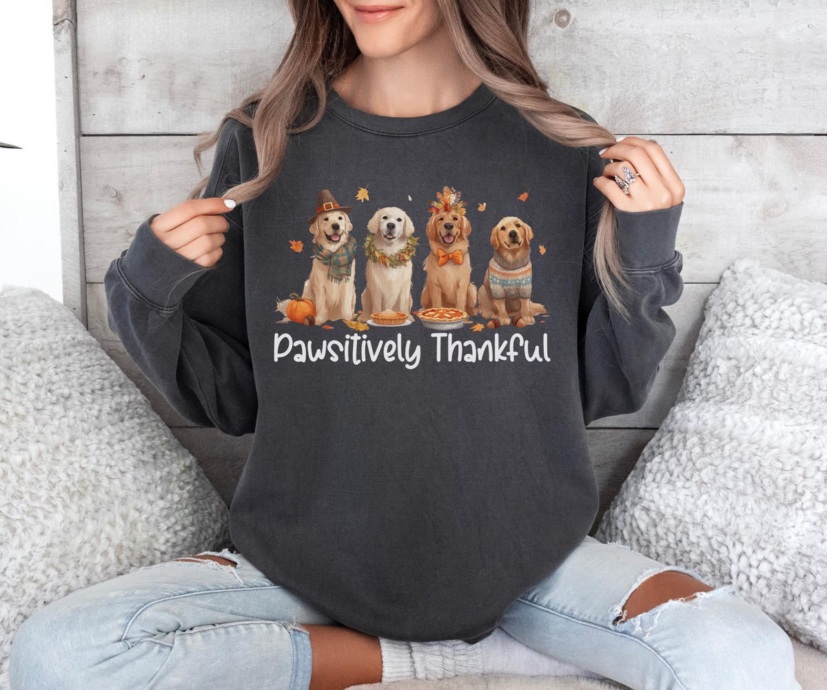 Golden Retriever Thanksgiving Sweatshirt