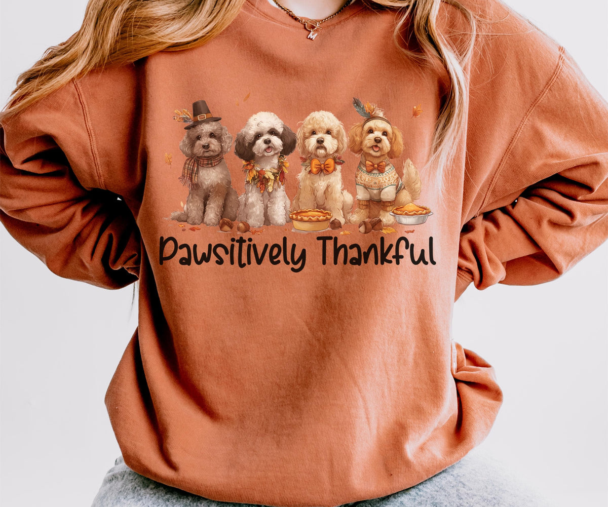 Poodle Thanksgiving Sweatshirt