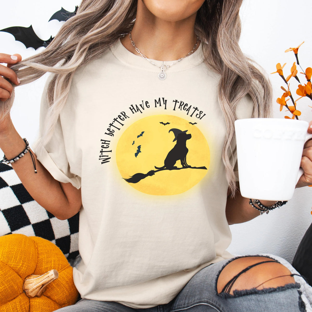 Boxer Witch Halloween Shirt