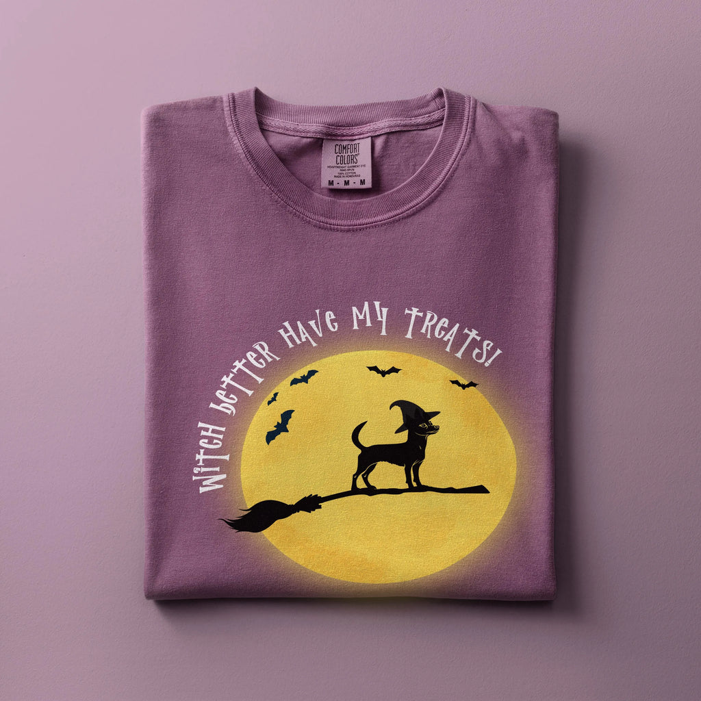 Chihuahua Witch Halloween Shirt