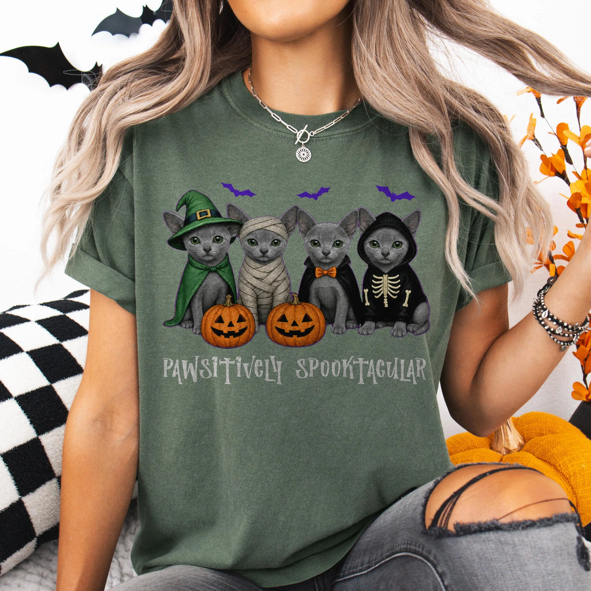 Russian Blue Halloween Shirt