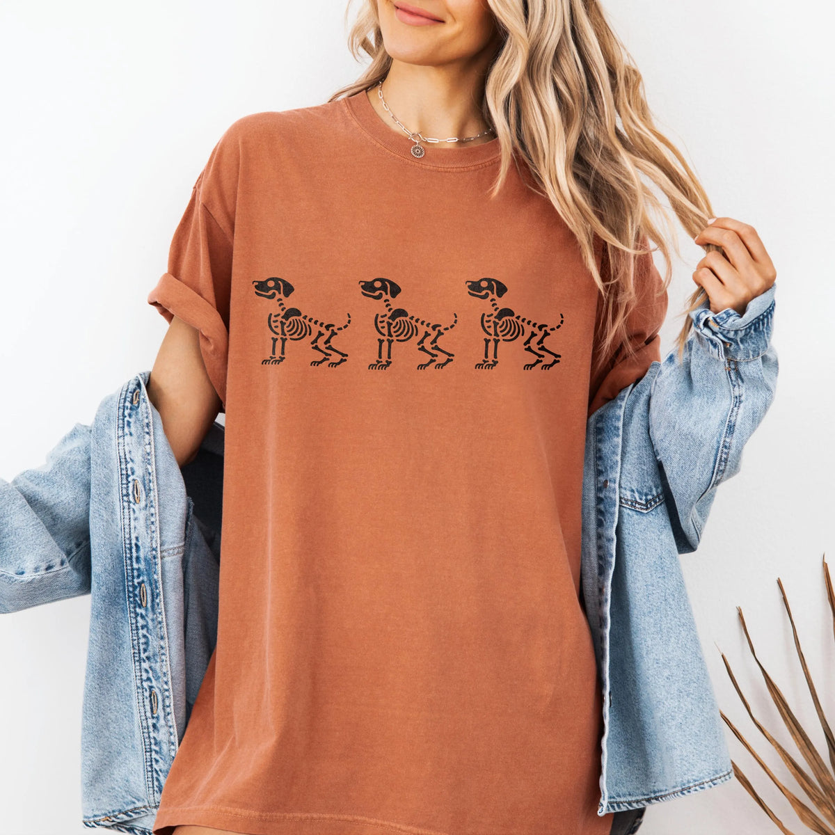 Skeleton Dog Halloween Shirt