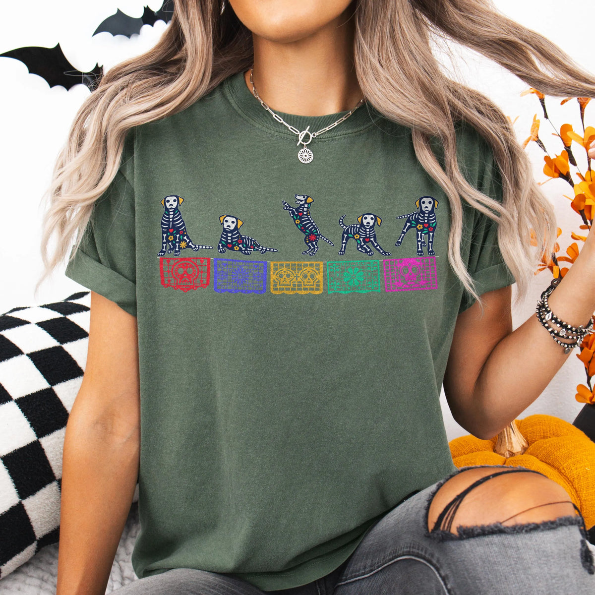 Day of the Dead Dog Shirt