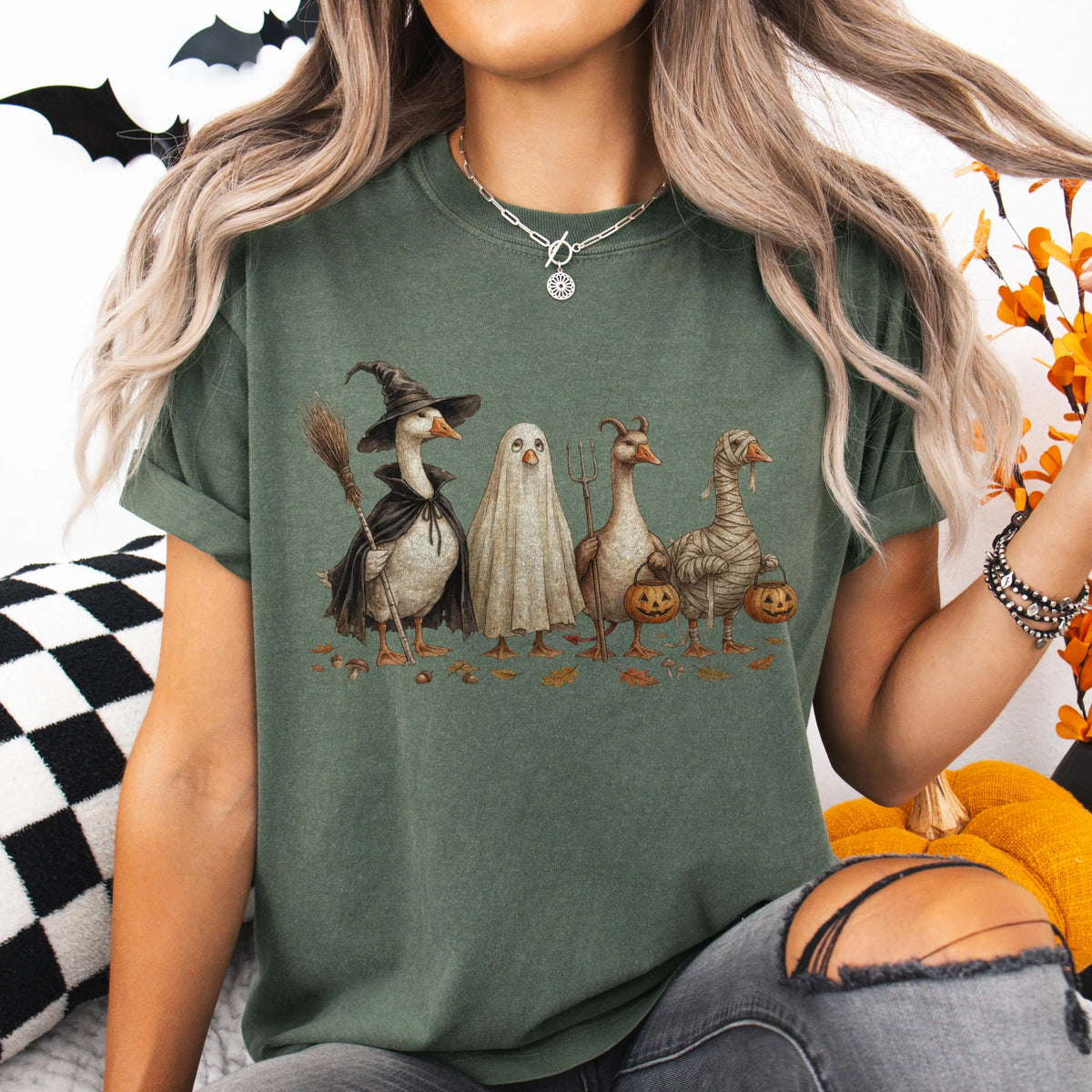 Trick or Treat Goose Shirt