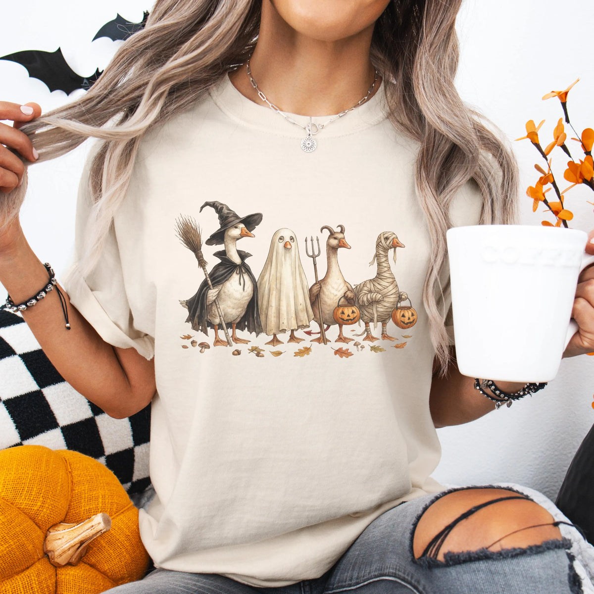 Trick or Treat Goose Shirt