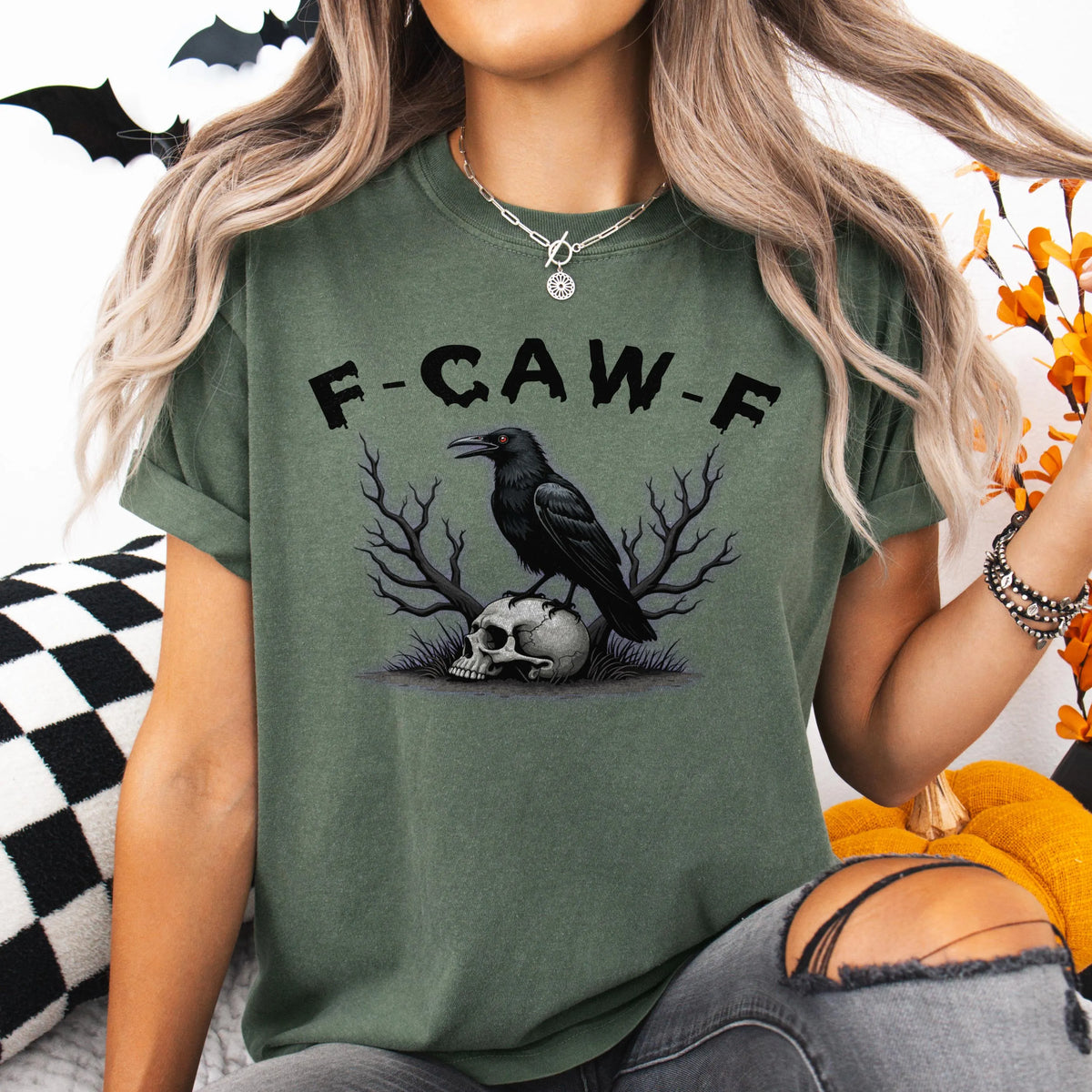 F-CAW-F Funny Crow Shirt