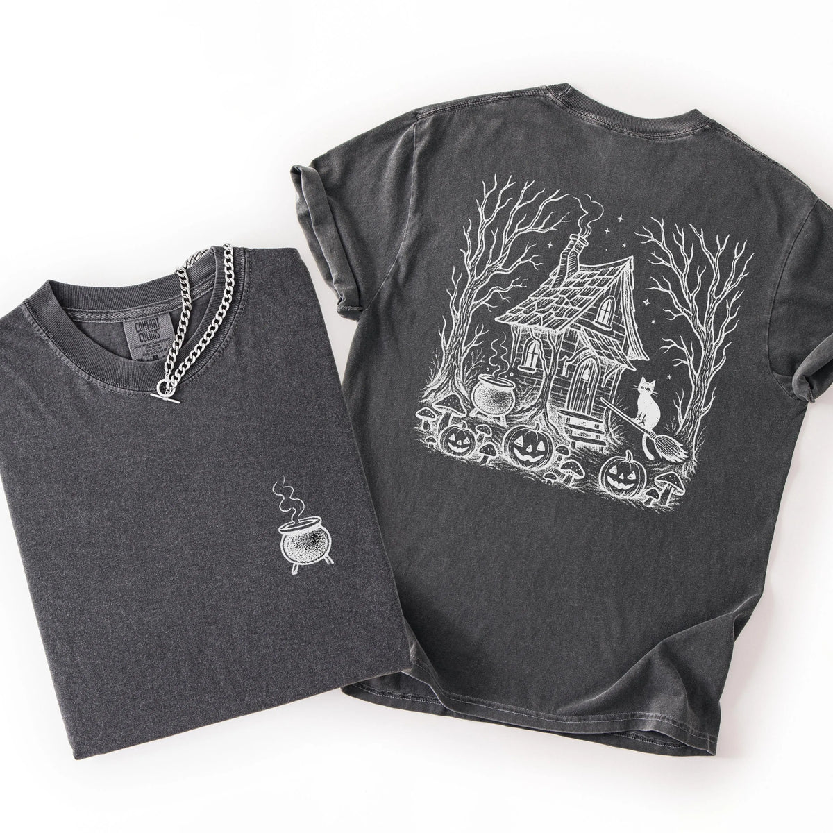 Witch Cottage Back Print Shirt