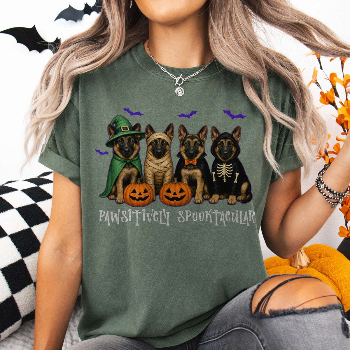 German Shepherd Halloween Shirt