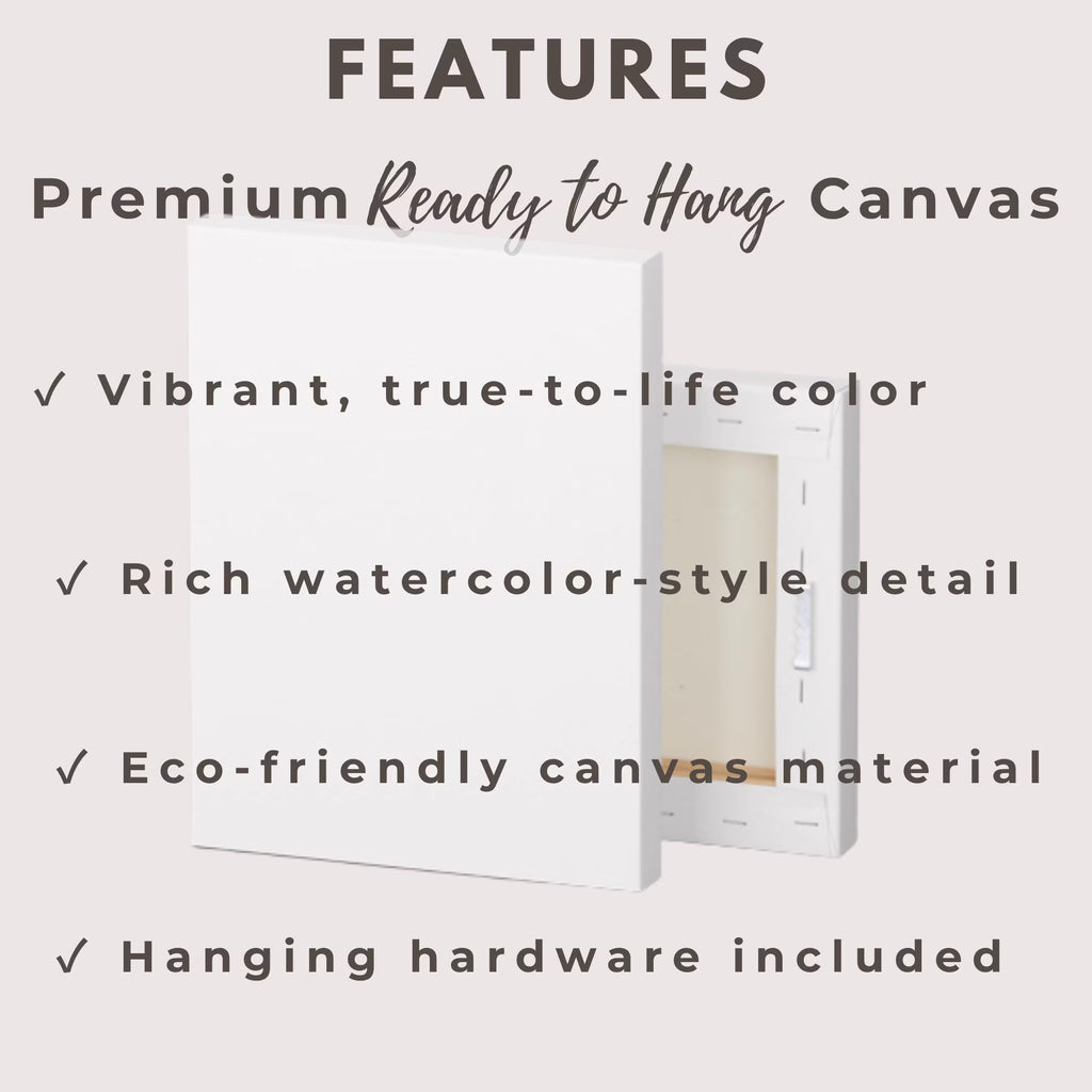 Custom Watercolor Pet Portrait Canvas
