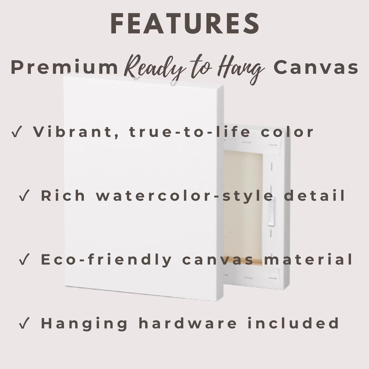 Custom Watercolor Pet Portrait Canvas