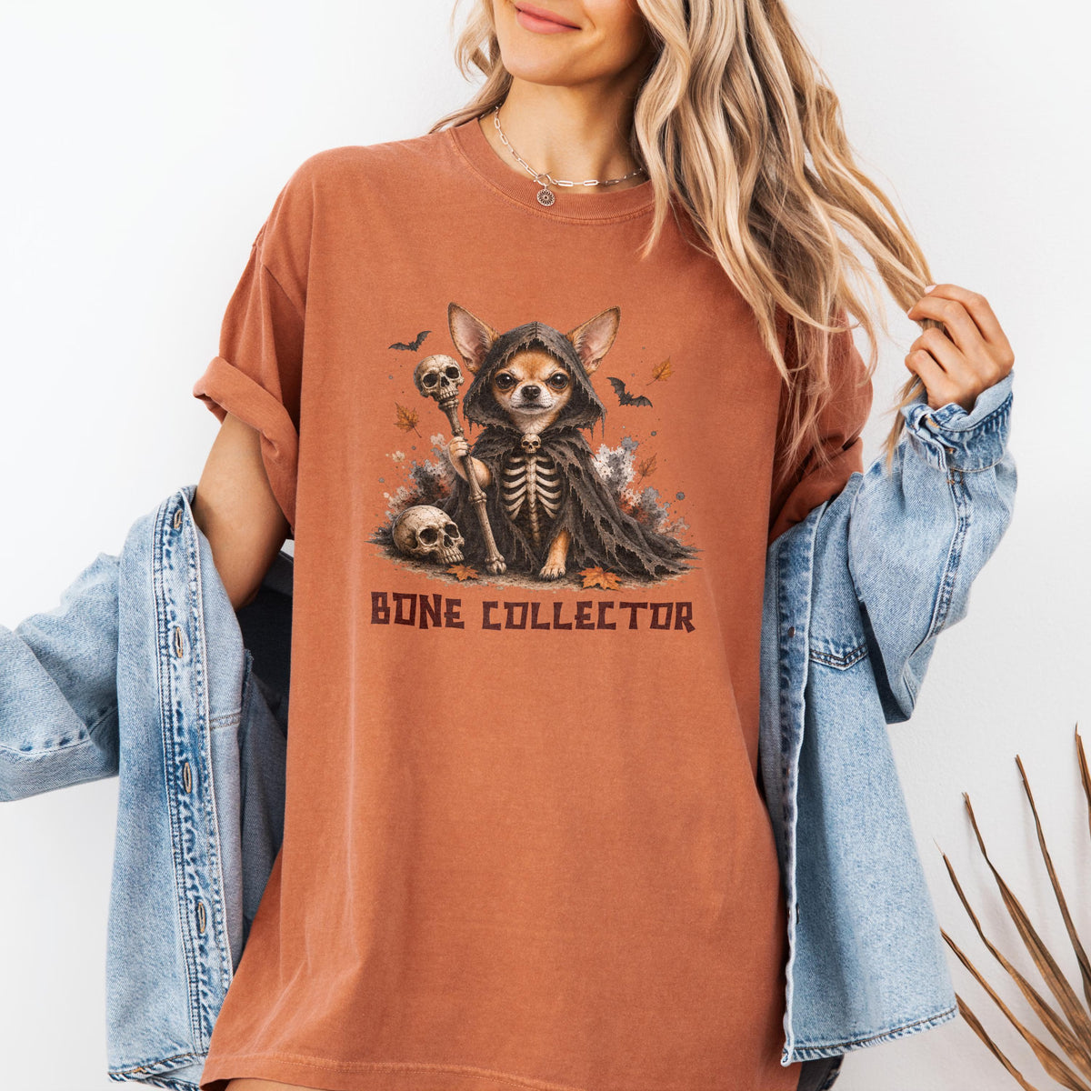 Skeleton Chihuahua Halloween Shirt