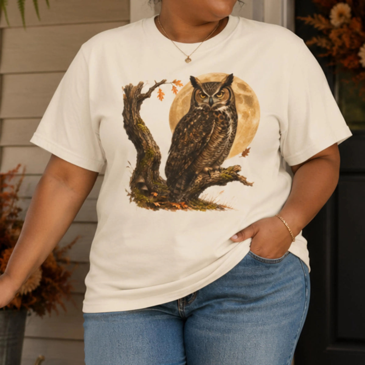 Cottagecore Barn Owl Tee