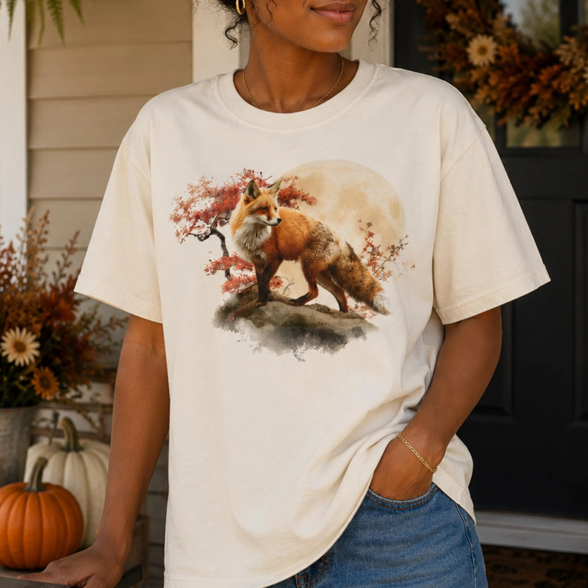 Cottagecore Fox Shirt