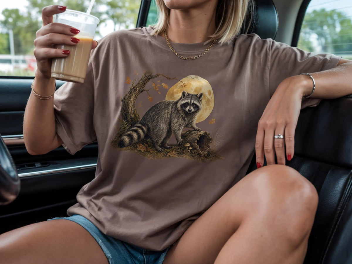Cottagecore Raccoon Shirt