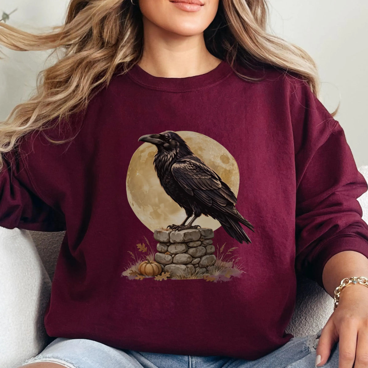Gothic Raven Sweatshirt