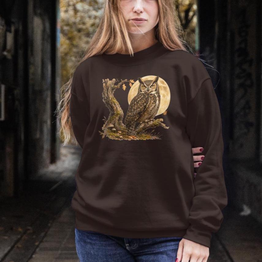 Owl Moon Cottagecore Sweatshirt