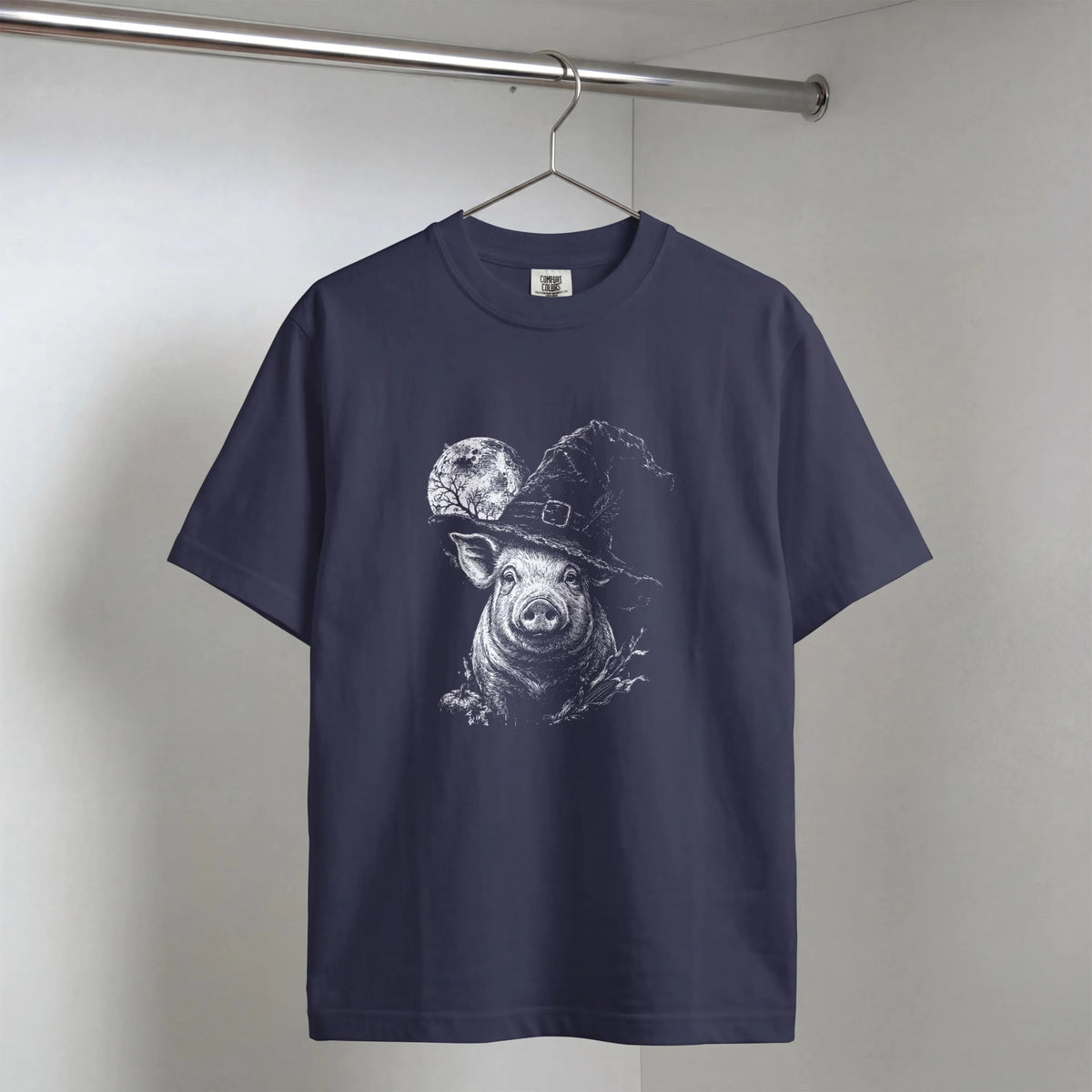 Pig Witch Hat Halloween Shirt