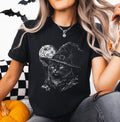 Black Cat Witch Hat Halloween Shirt