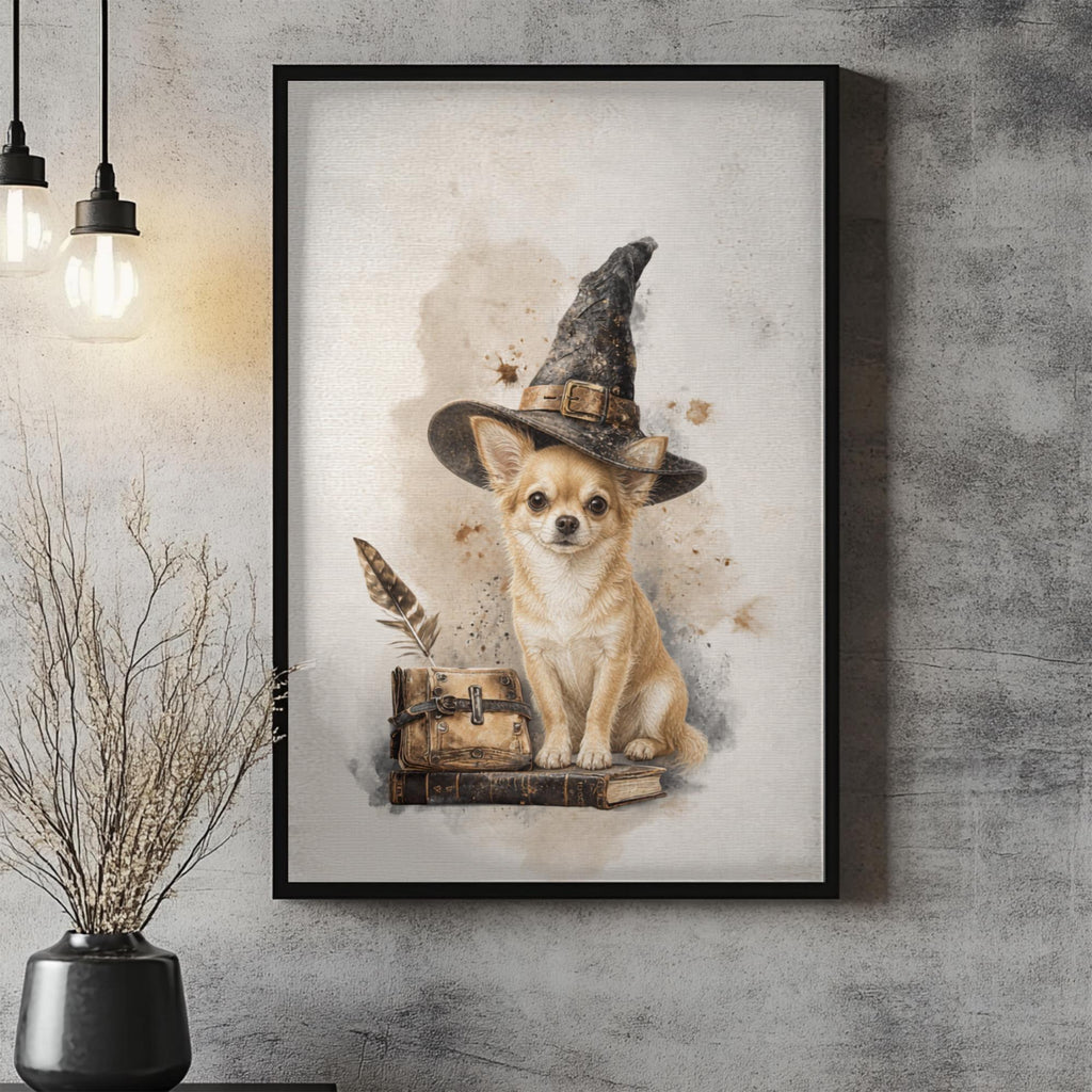 Chihuahua Witch Poster