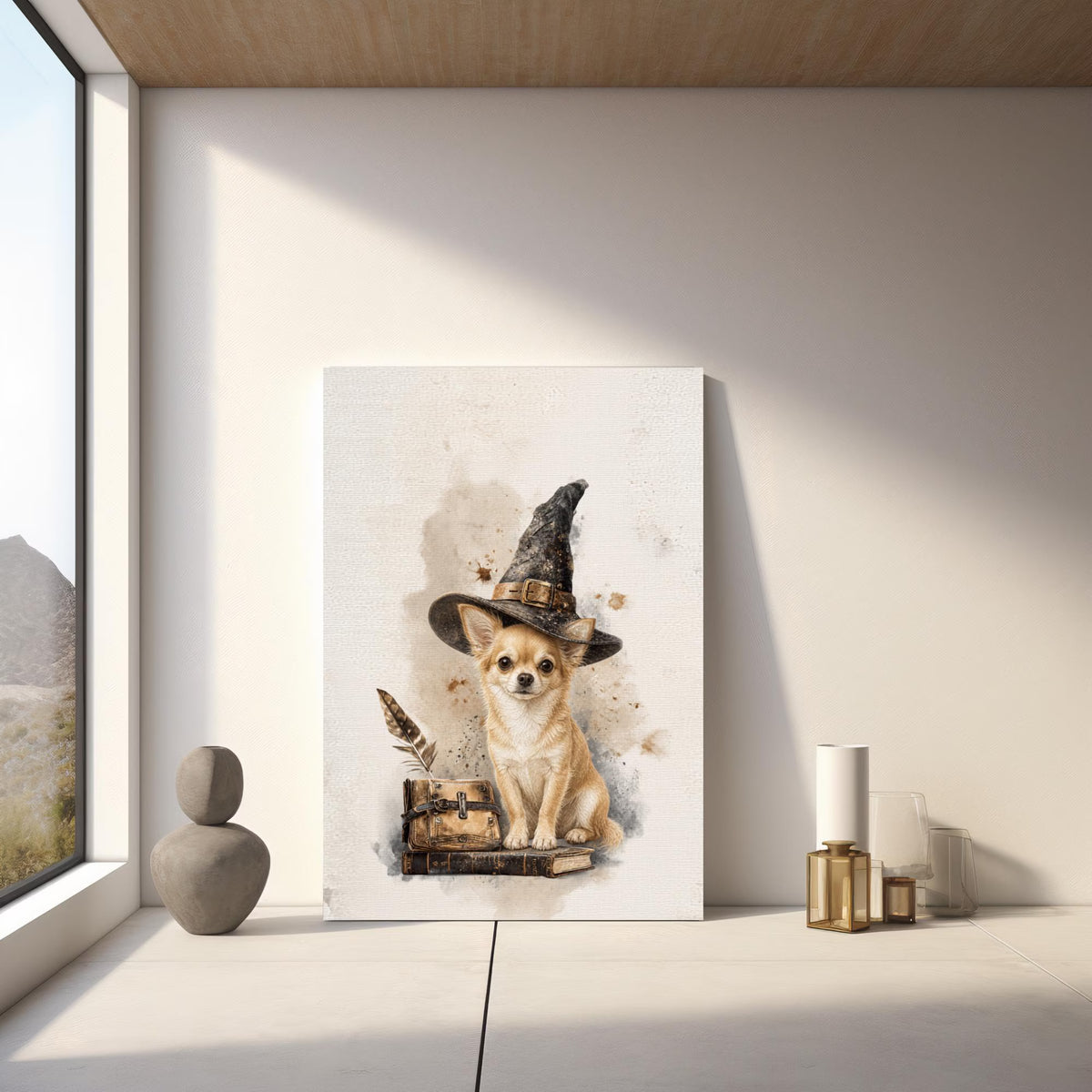 Chihuahua Witch Poster