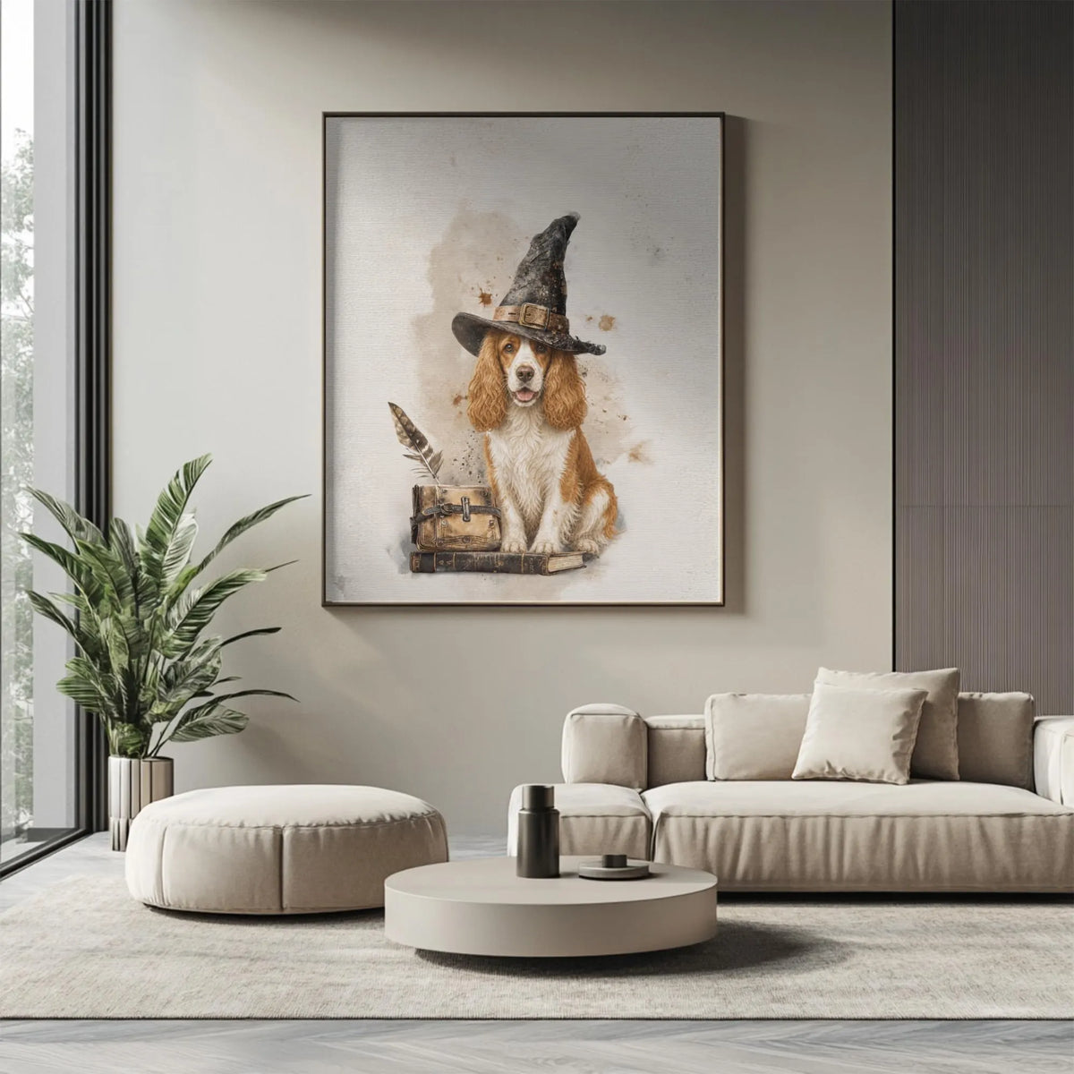 Cocker Spaniel Witch Poster