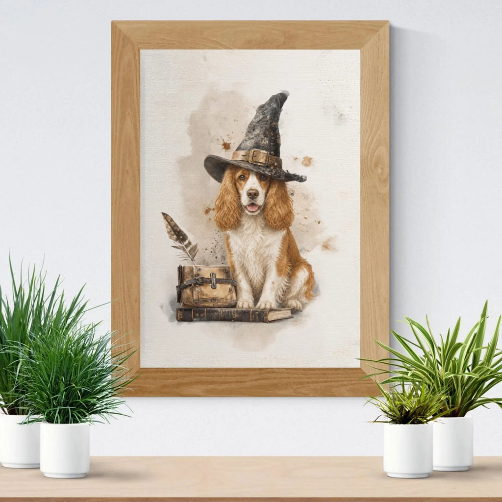 Cocker Spaniel Witch Poster